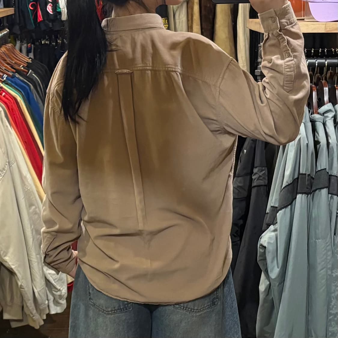 [HI] Carhartt 칼하트 코듀로이 긴팔셔츠 라이트베이지 상품이미지5