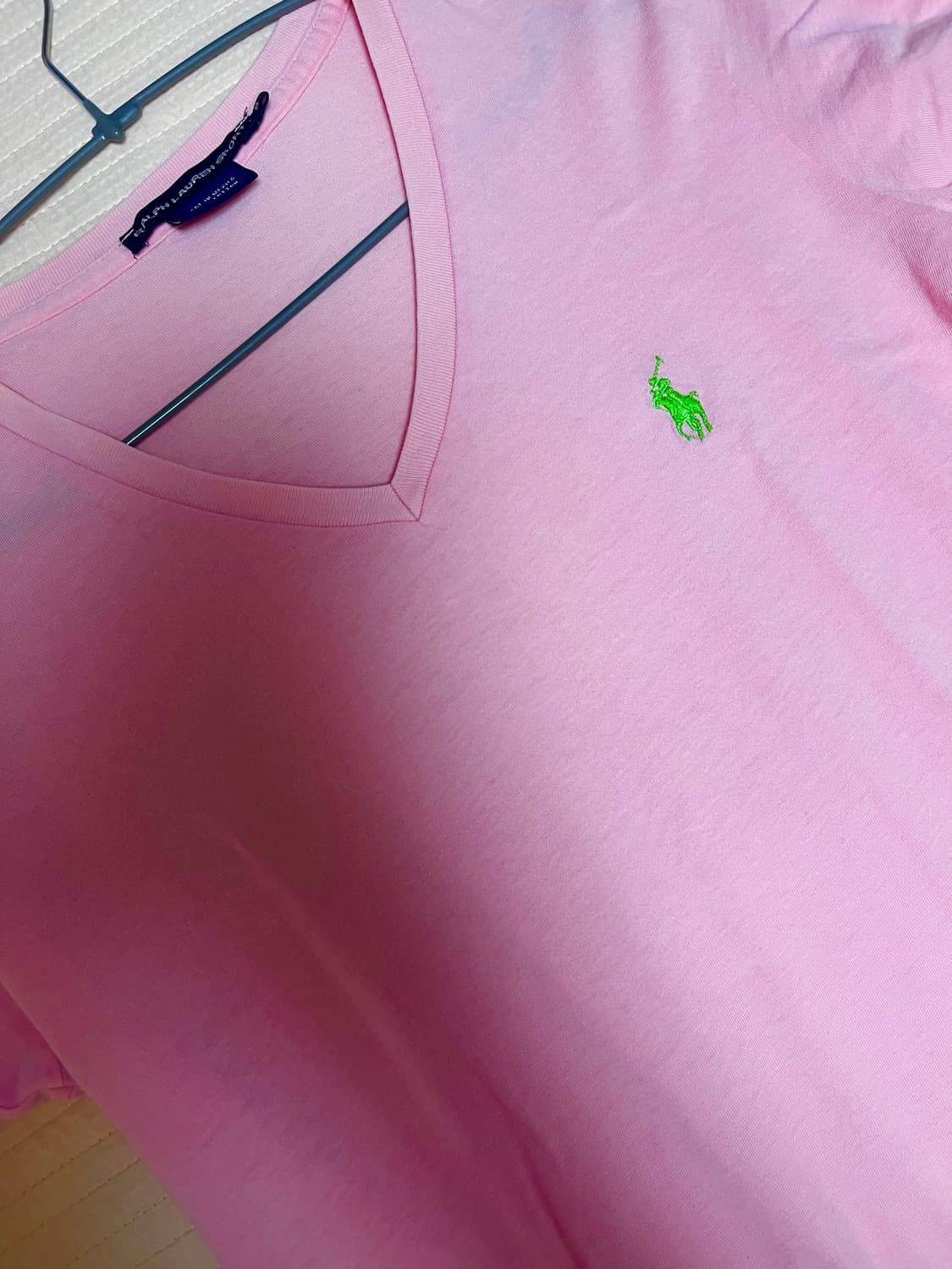 폴로 반팔 핑크색 상품이미지1