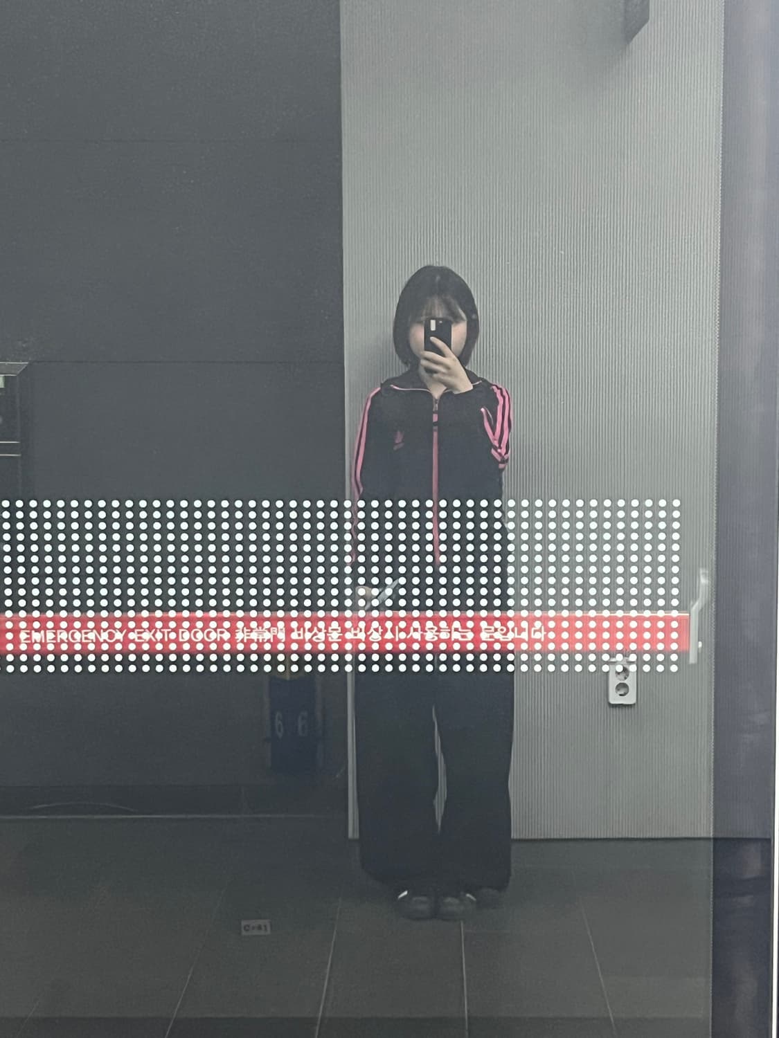 아디다스 핑크블랙 파이어버드져지 상품이미지3