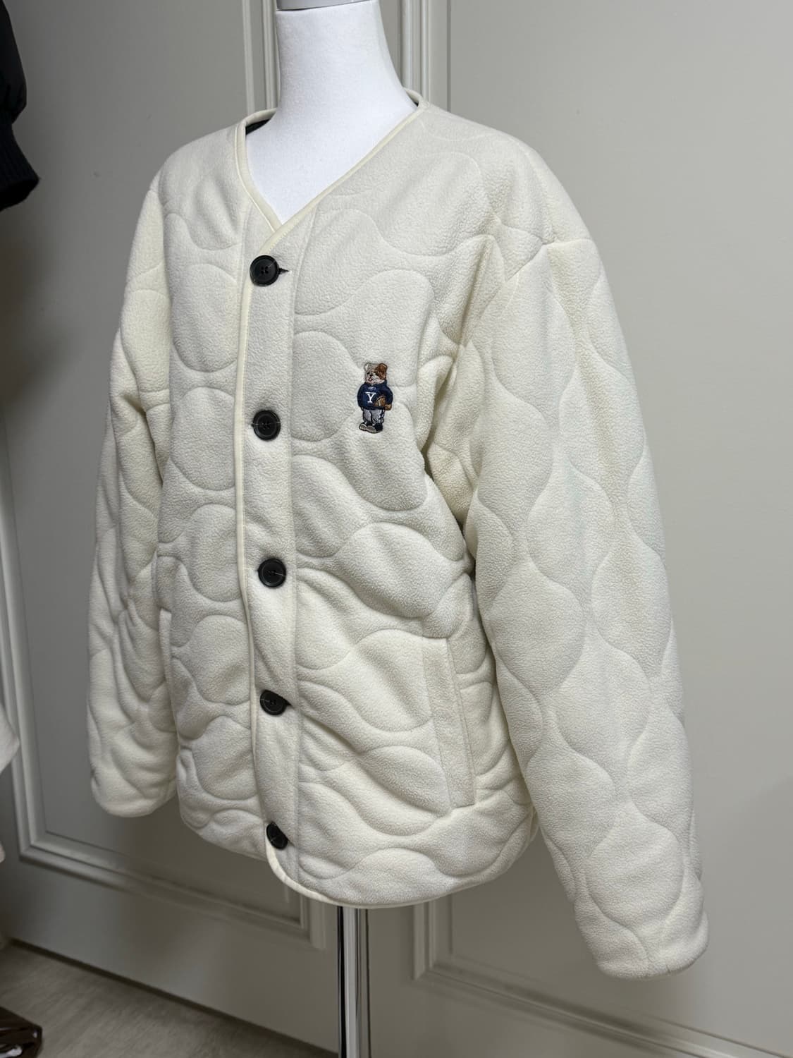 예일 퀄팅 결량 패딩 점퍼 상품이미지3