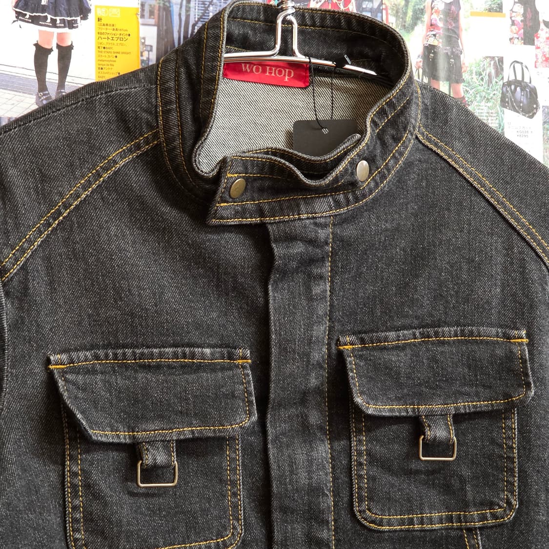 JPN 포켓 포인트 흑청 자켓 상품이미지3