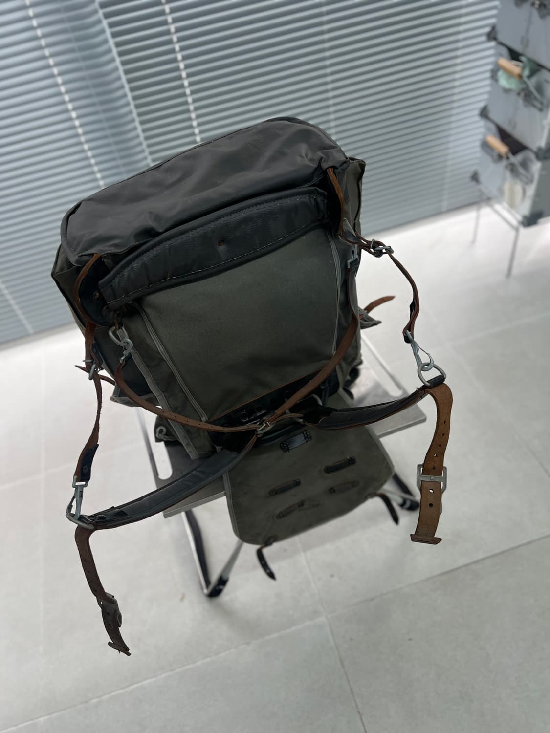 60년대 독일군 캔버스 배낭 상품이미지8
