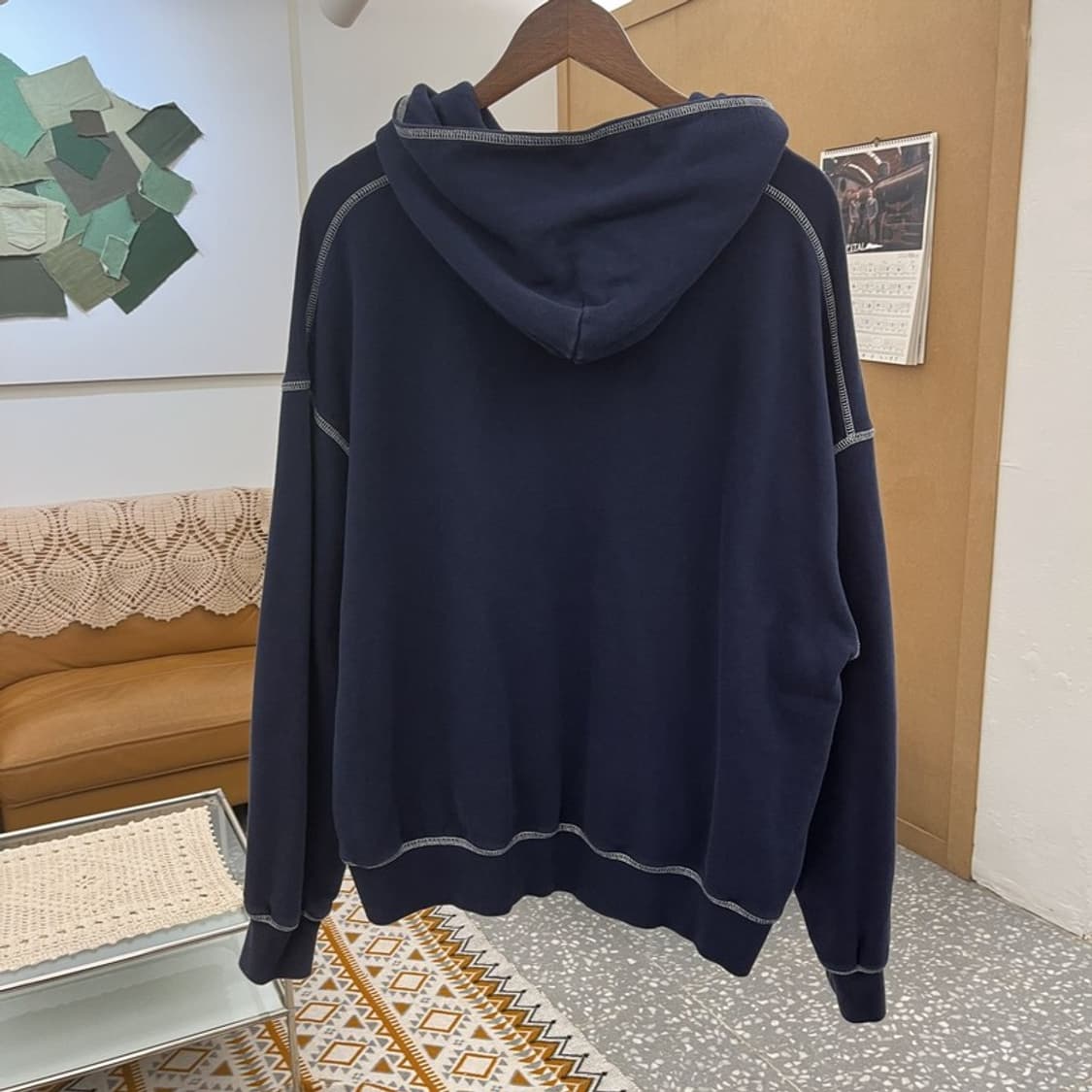 LEE 리 빈티지 스티치 컨트리 캔자스 타이포 후드티 L C10514 상품이미지4