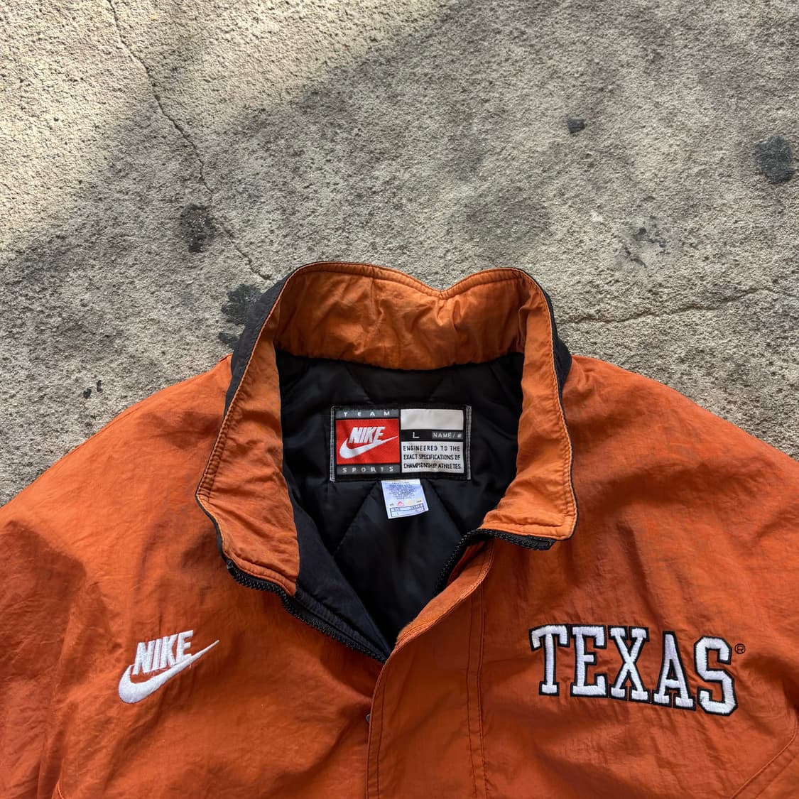 90’s Nike 텍사스 롱혼스 누빔자켓 L 상품이미지3