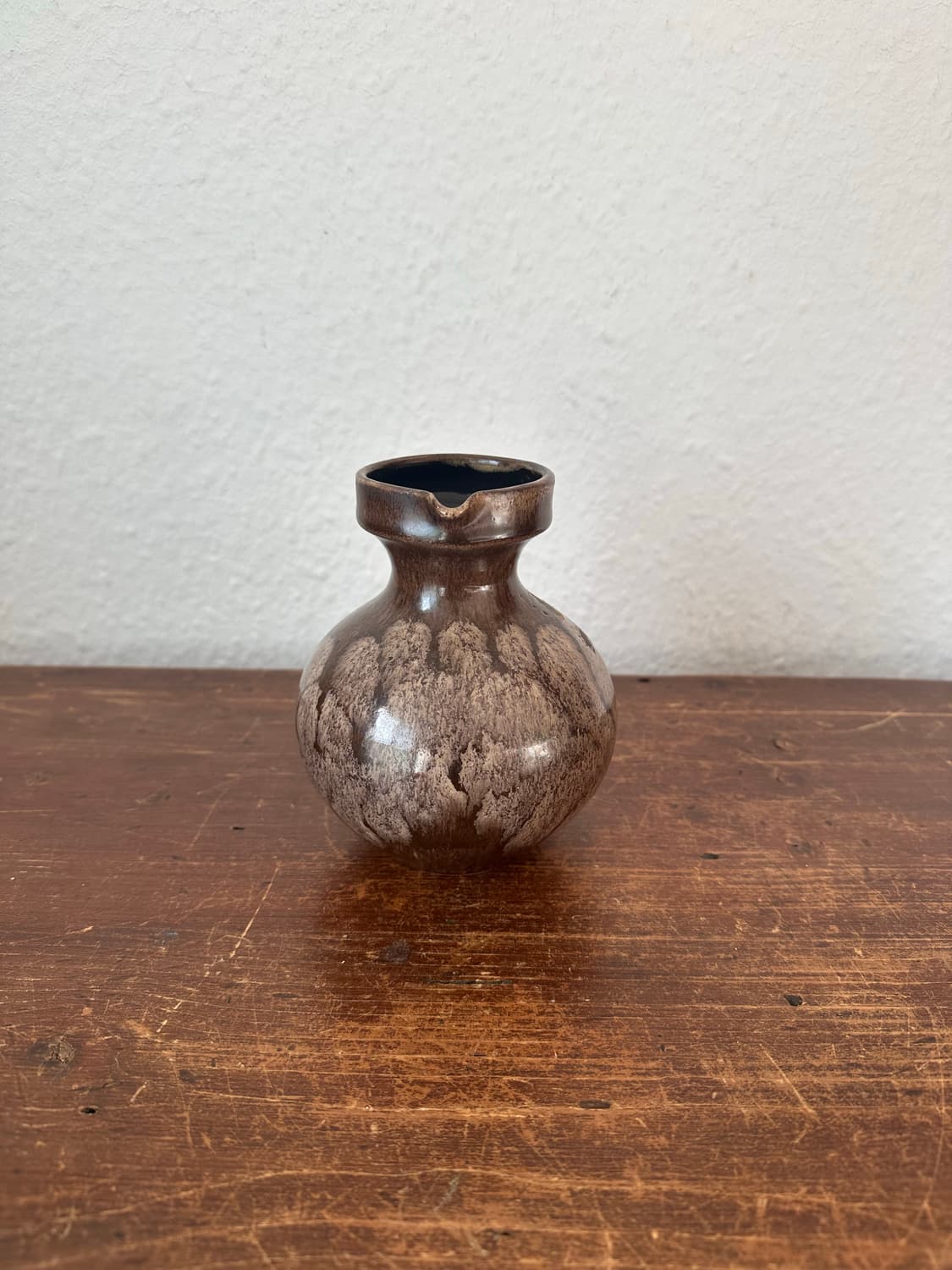 독일)빈티지 브라운 화병(핸드메이드) 상품이미지4