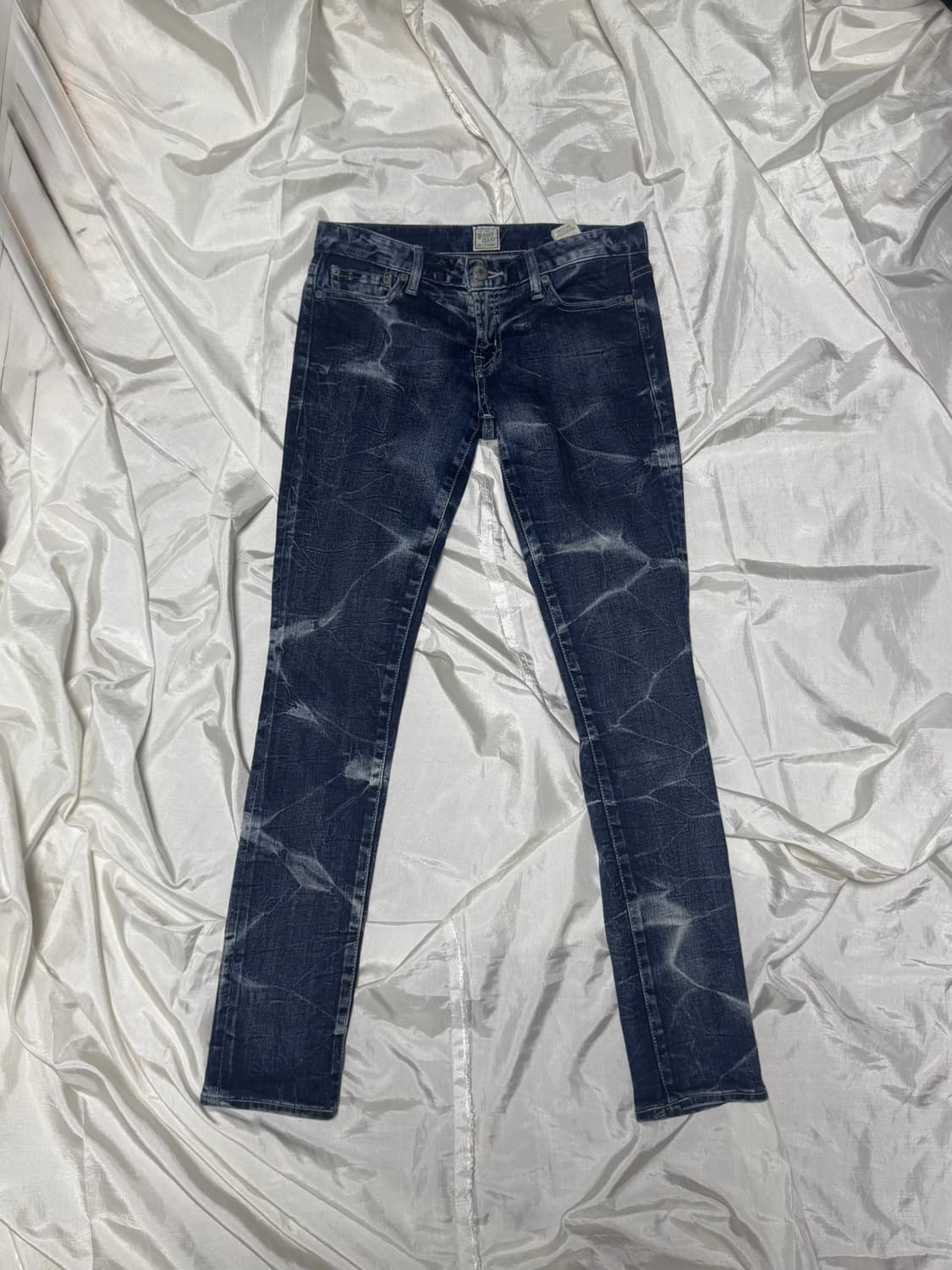 Moussy 00s Mode Skinny Fit Washing Jeans 상품이미지1