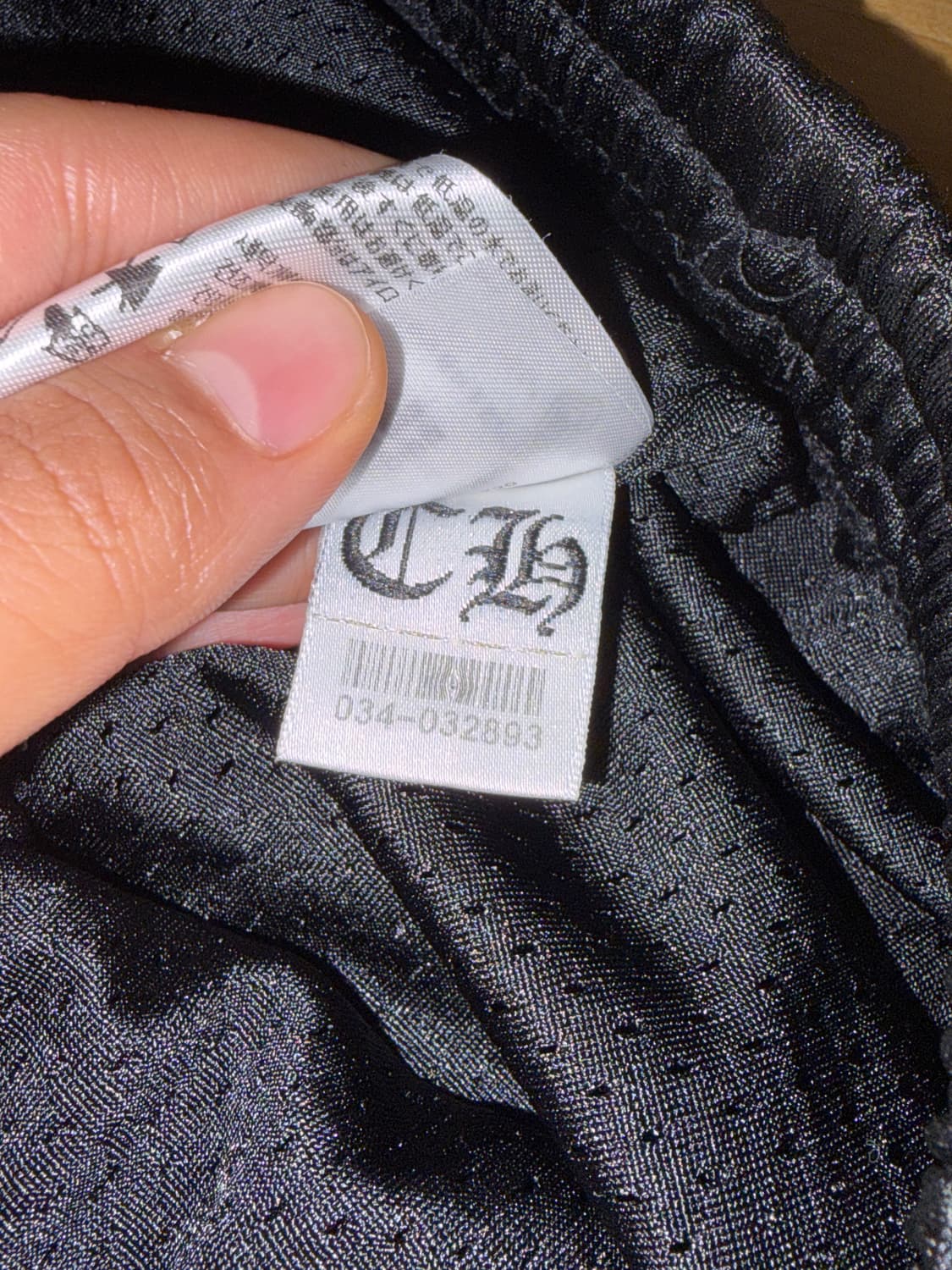 Chrome Hearts 메쉬 바시티 쇼츠 블랙 (M) 상품이미지7