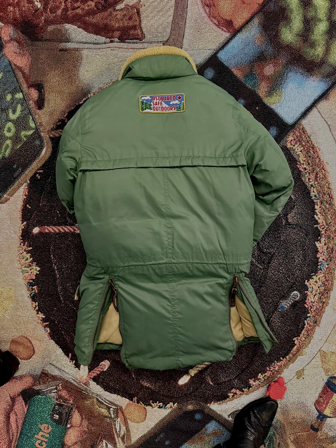 디스퀘어드 퍼킹 프리징 아카이브 패딩 (봉태규 착) 상품이미지2