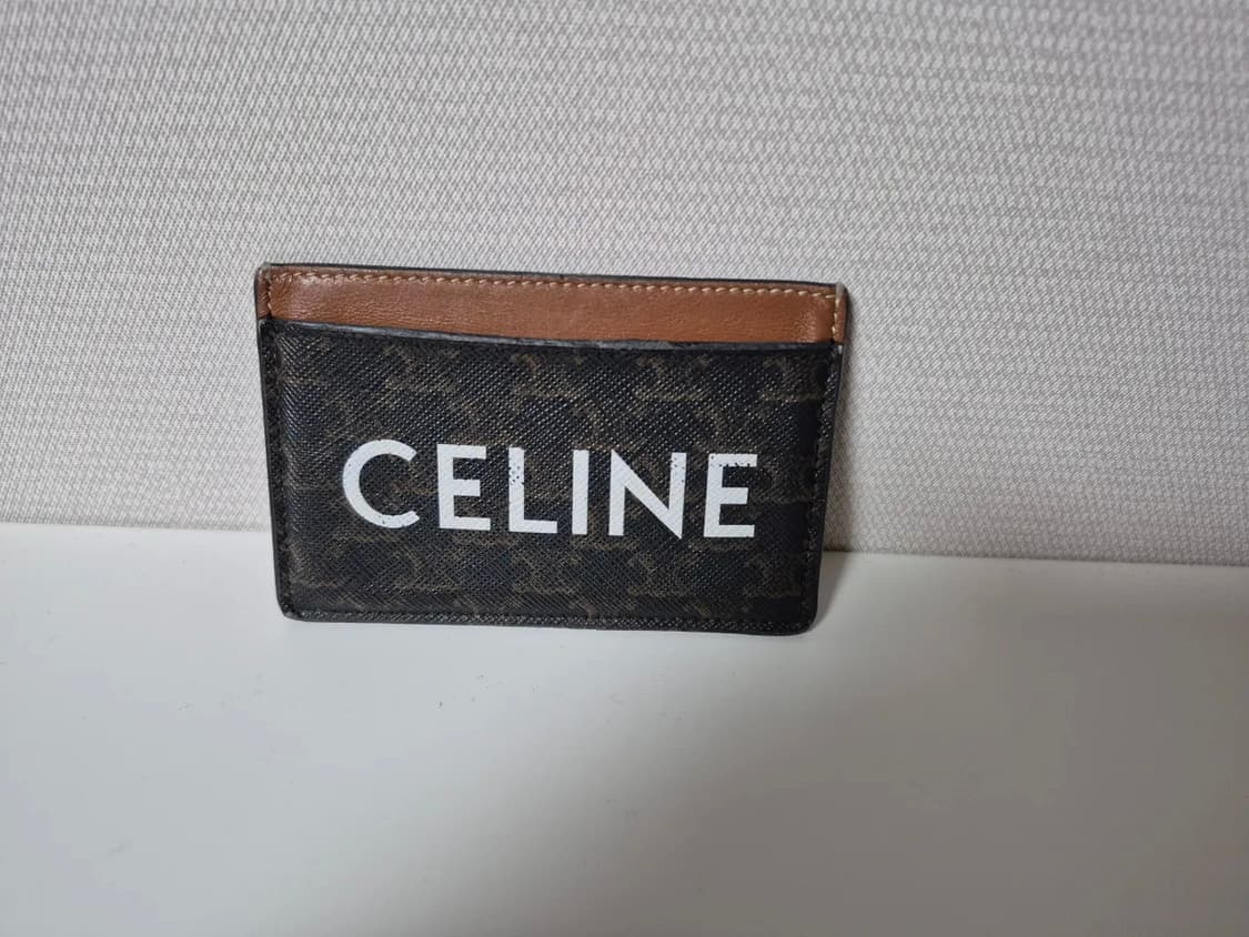 셀린느 정품 트리옹프 캔버스 카드 지갑 카드홀더 상품이미지1