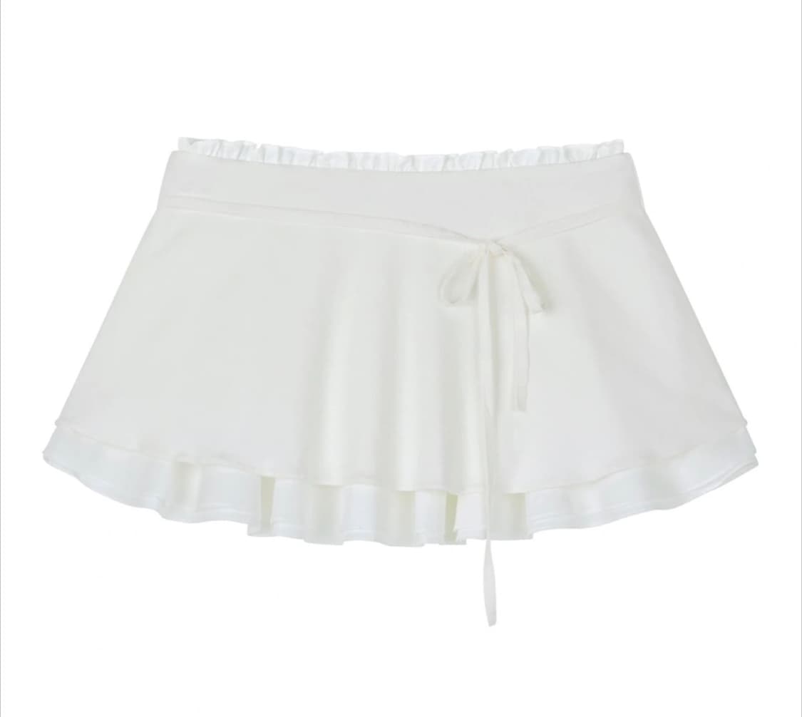 드라이로즈 레이어드 플레어 스커트 상품이미지1