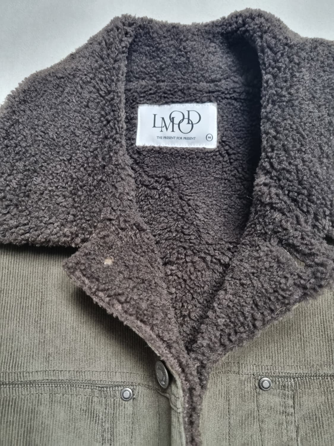 엘무드 딘 코듀로이 쉐르파 트리커 자켓 46 size 상품이미지3