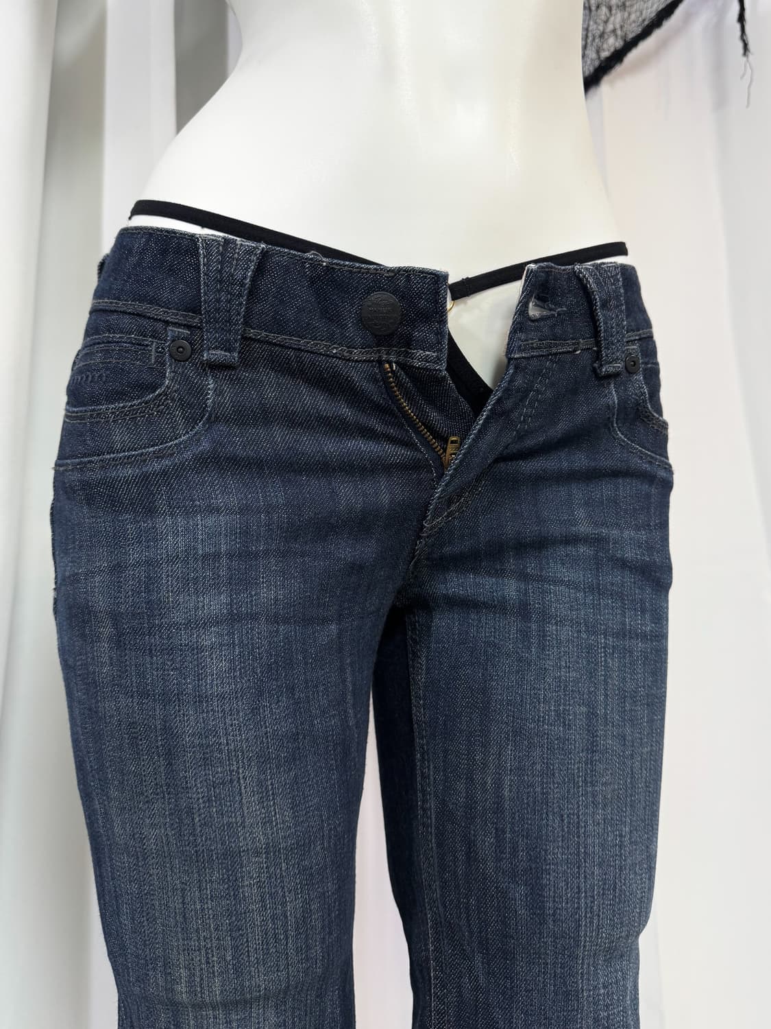 denim zipper pants 상품이미지3