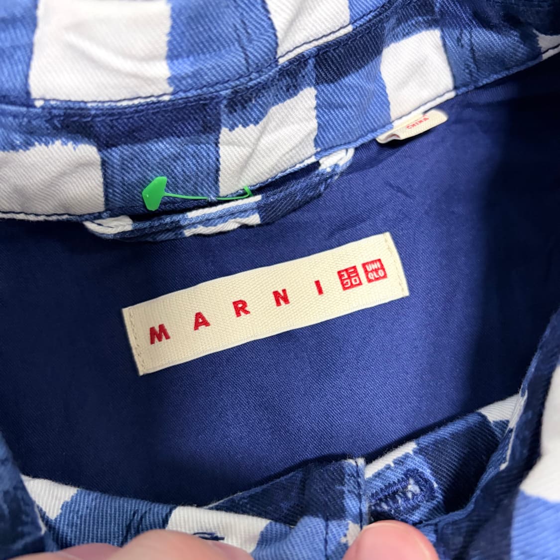 마르니x유니클로 체크 프린티드 자켓 상품이미지4