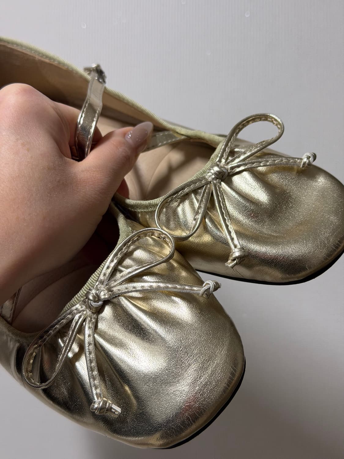 슈펜 발레리나 슈즈 골드 240 상품이미지6