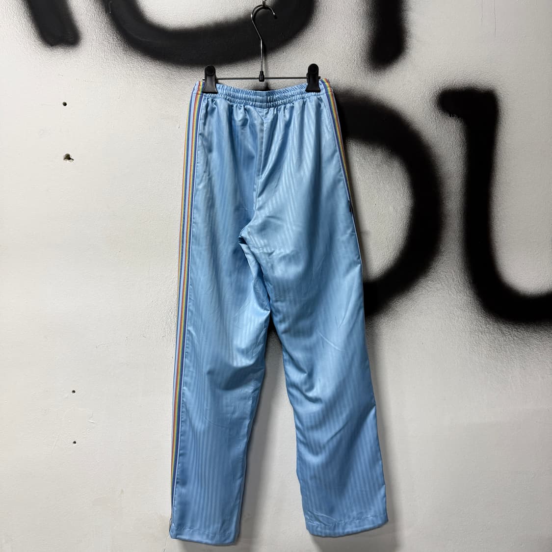 레어 아디다스 올드스쿨 3선 배색 소라색 바람막이 셋업 상품이미지7