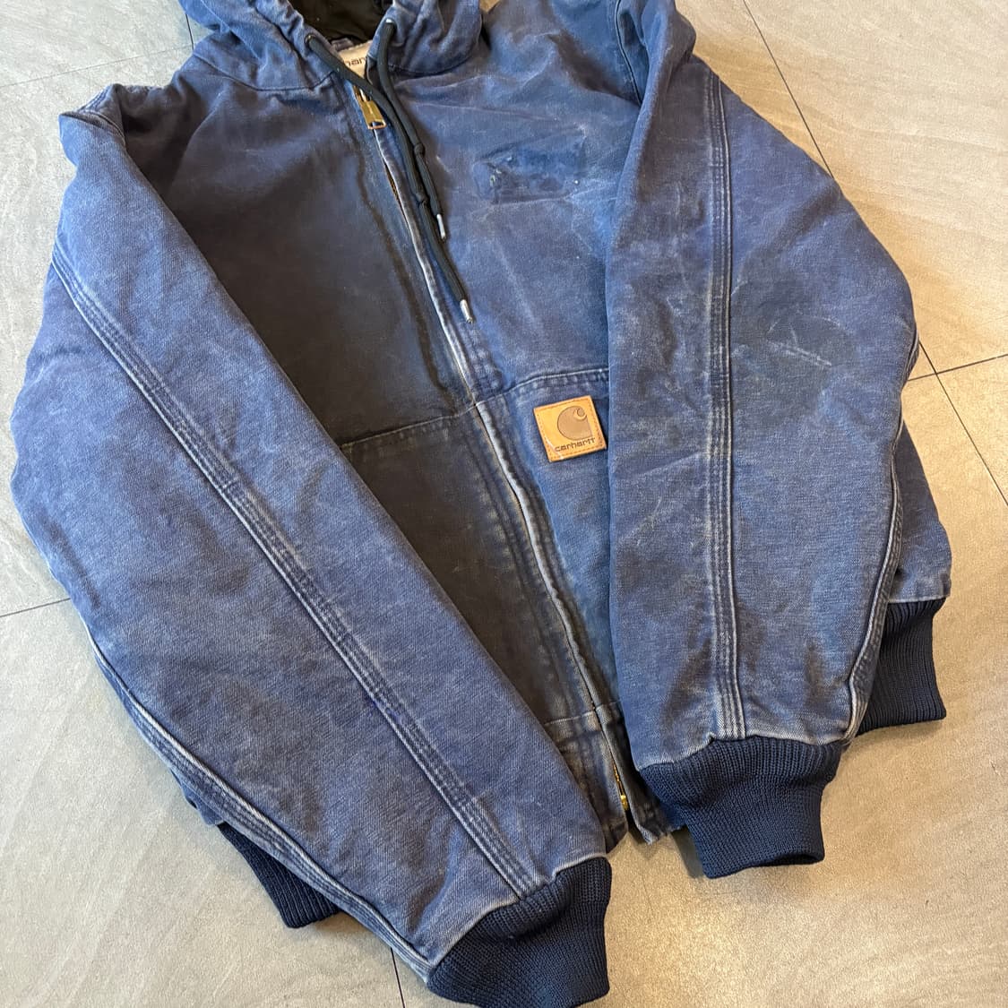 칼하트 정품 네이비 액티브 자켓 상품이미지6