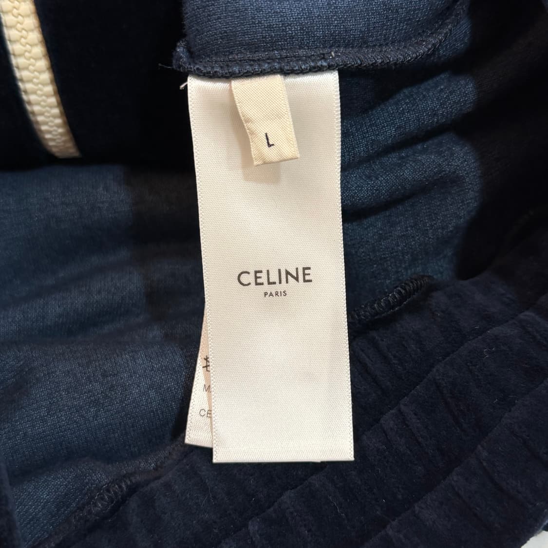 [리오브] 셀린느 트리오페 벨루어 트랙 벨벳 집업 상품이미지5