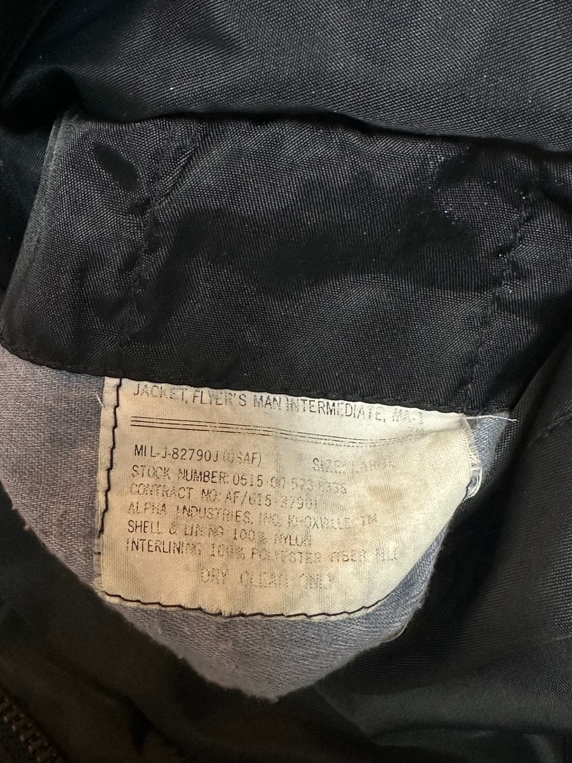 빈티지 알파인더스트리 ma-1 상품이미지7