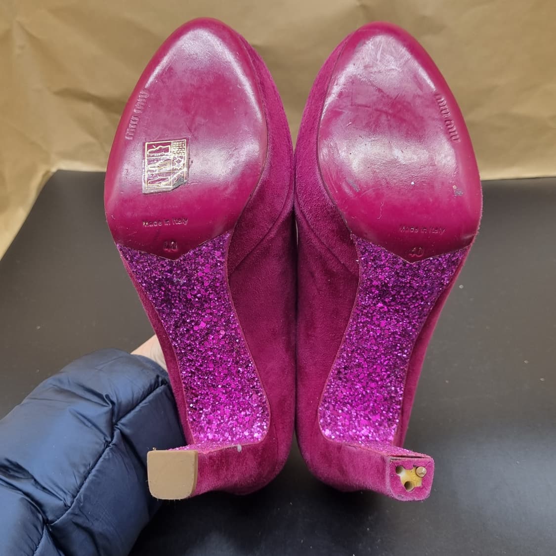 미우미우 여성펌프스40 250 굽10 상품이미지3