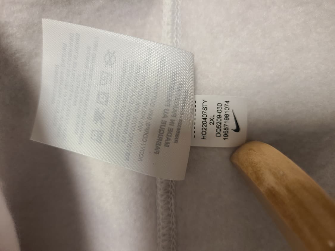 나이키 쿼터집탑 반집업 기모 티셔츠 xxl 상품이미지5