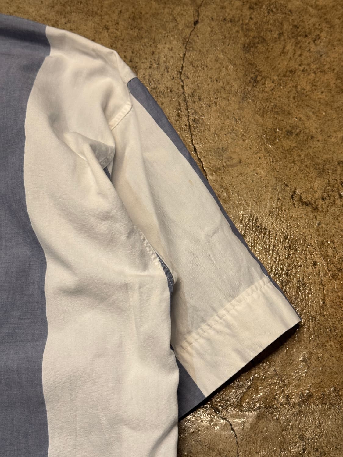 L-XL ) ISSEY MIYAKE Stripe Shirt 상품이미지9
