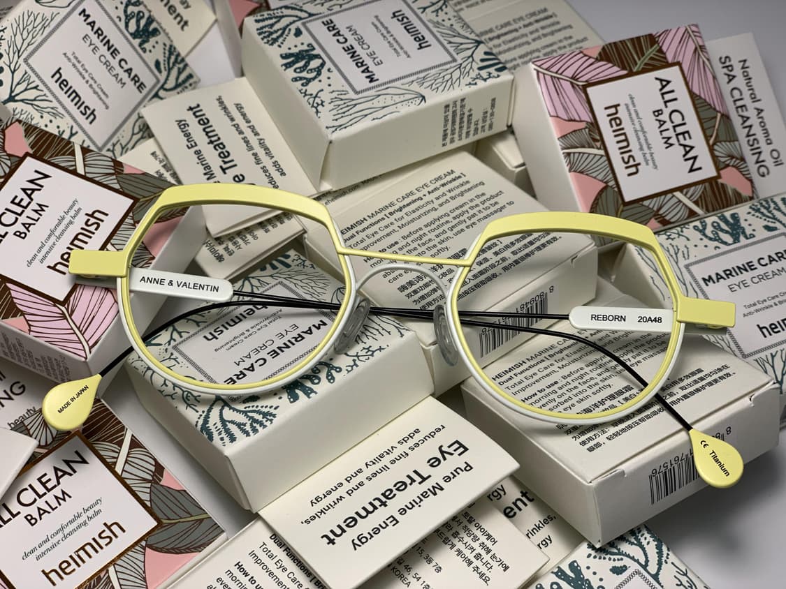 안네발렌틴 프랑스제 퓨어 티타늄 디자이너 감독 디렉터 안경 0135 상품이미지1