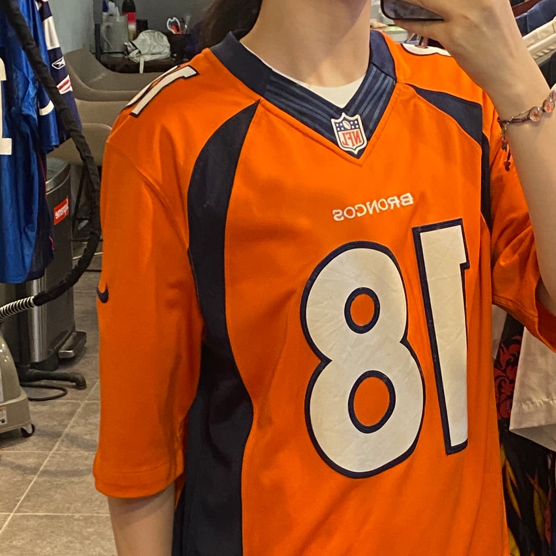 [NO.9] NFL 풋볼 져지 반팔티 오렌지 상품이미지2