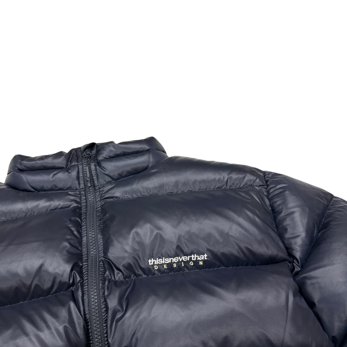 디스이즈네버댓 DSN 다운 패딩 푸퍼 자켓 네이비 L 상품이미지2
