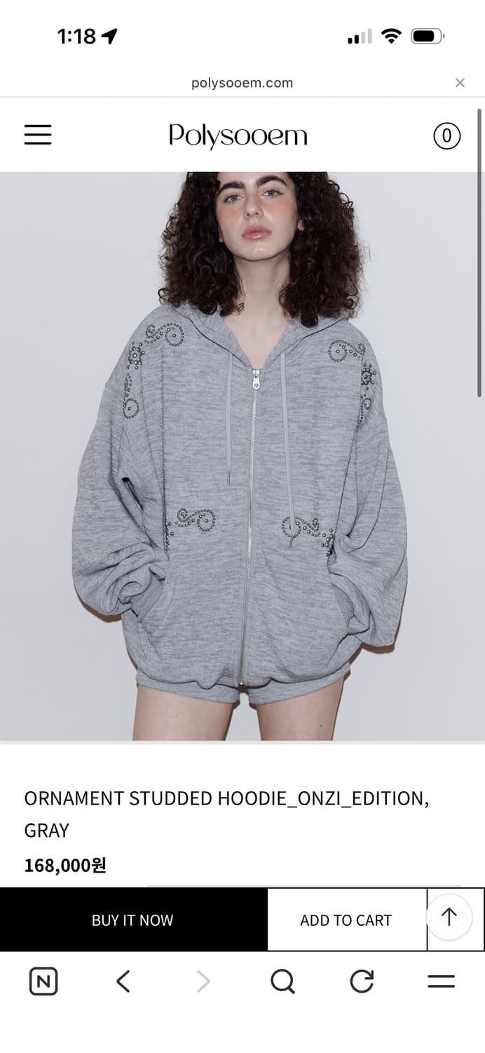 폴리수엠 후디 새상품 상품이미지1