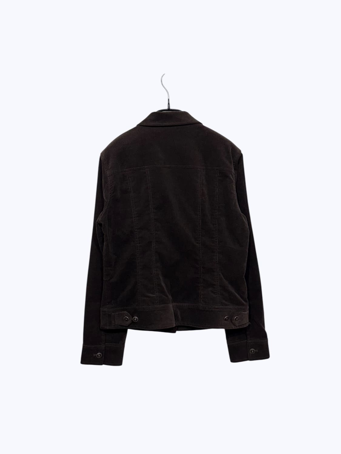 INGEBORG corduroy frill jacket brown  상품이미지5