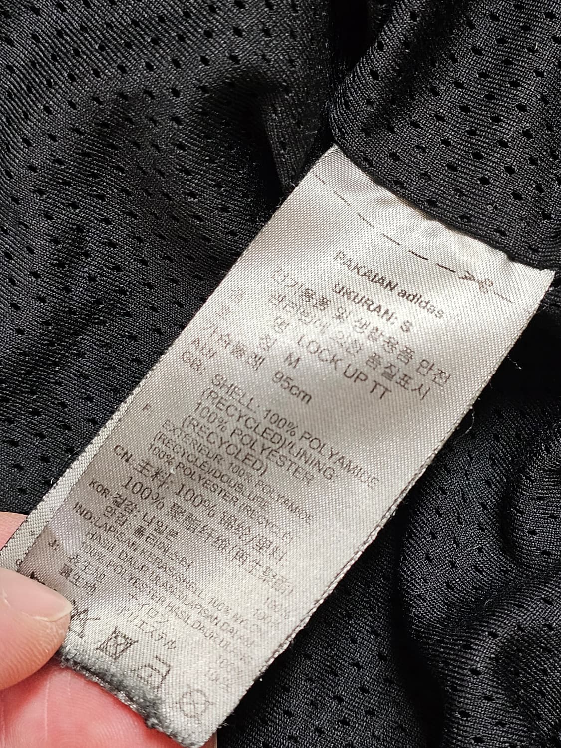 [M] 아디다스 블랙 시그니처 3-스트라이프 트랙탑 (저지 자켓) 상품이미지6