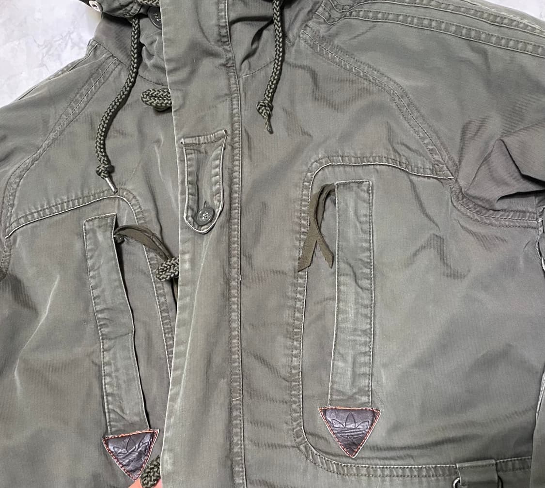 아디다스 빈티지 붐버 패딩자켓 100 상품이미지3