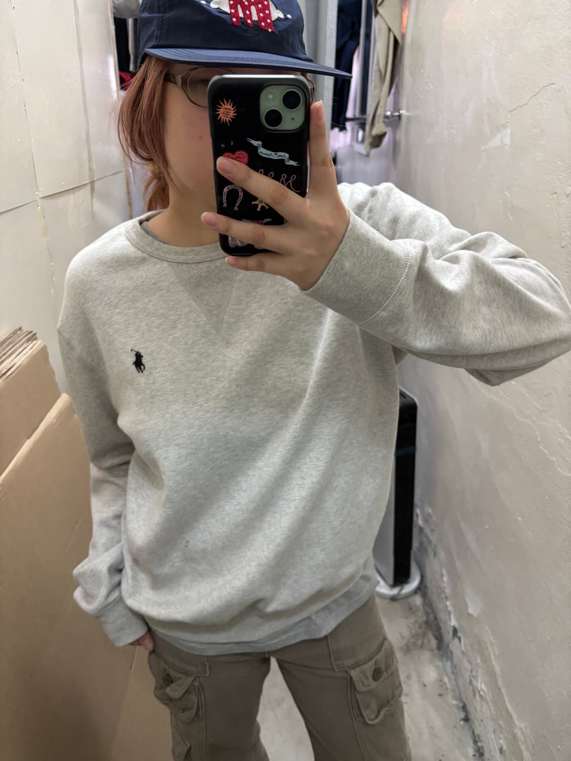 폴로랄프로렌 그레이 맨투맨 상품이미지1