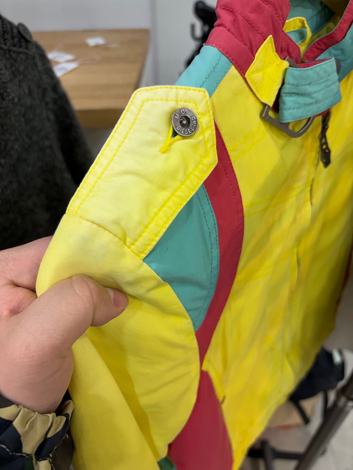 디젤 바이커 패딩 자켓 상품이미지5