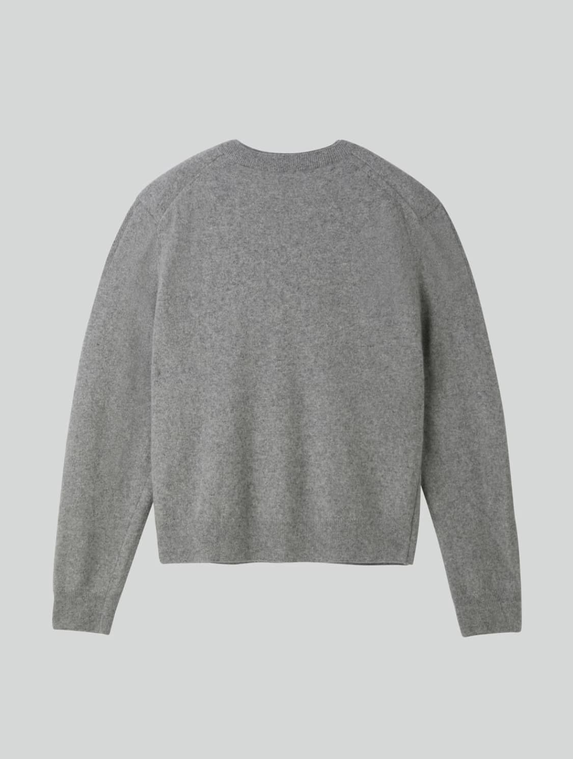 [S] 렉토 레이어드 가디건 멜란지 그레이 상품이미지2