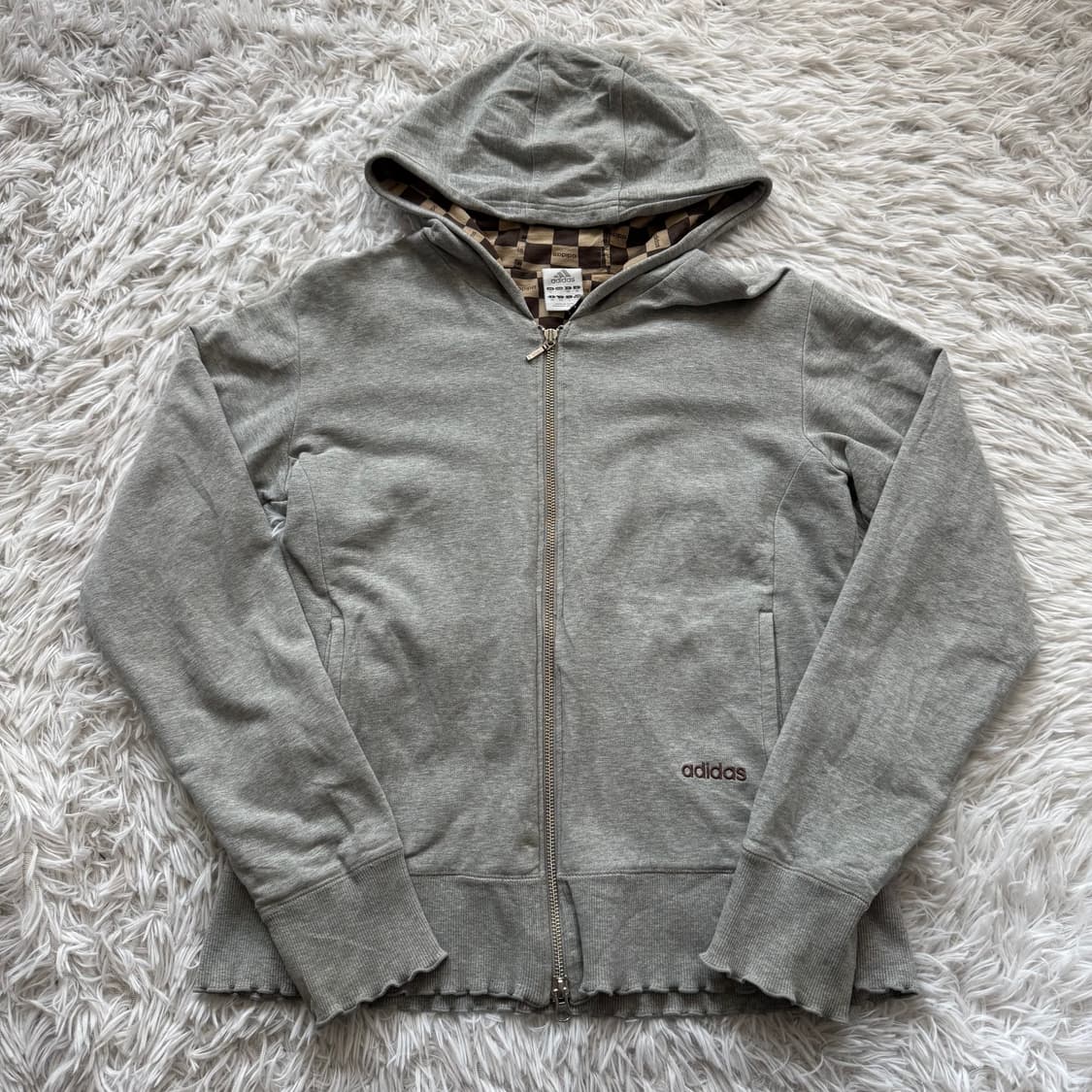 ADIDAS 일본빈티지 노드 후드집업 아디다스 빈티지후드집업 L 44 상품이미지2
