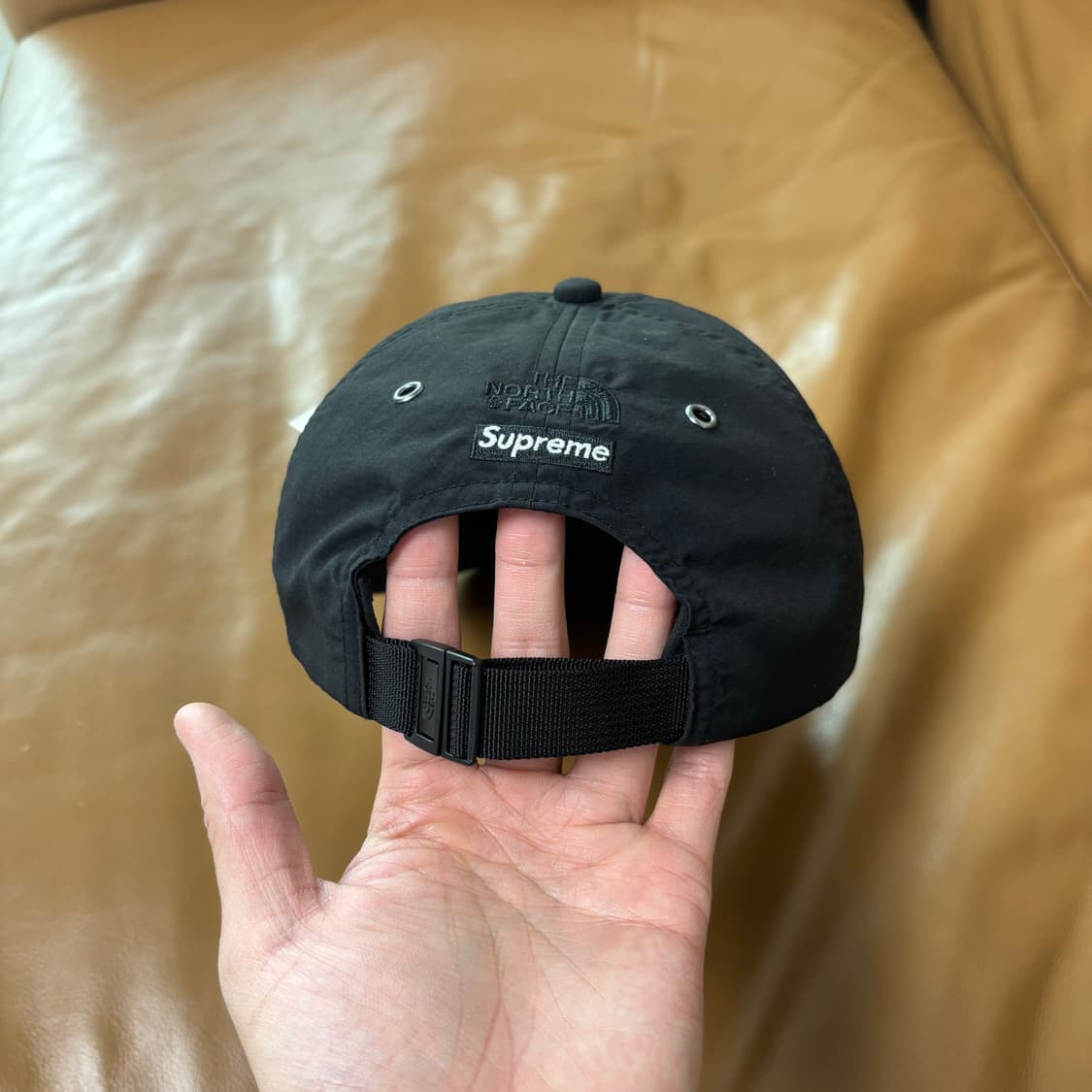 슈프림 노스페이스 6패널 볼캡 모자 설산 블랙 상품이미지8