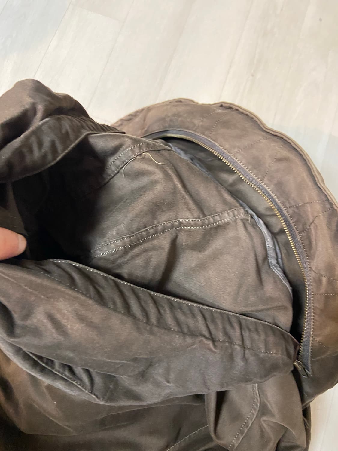 [L]03s 굿이너프 usaf 목도리도마뱀 필드자켓 브라운 올리브 상품이미지7