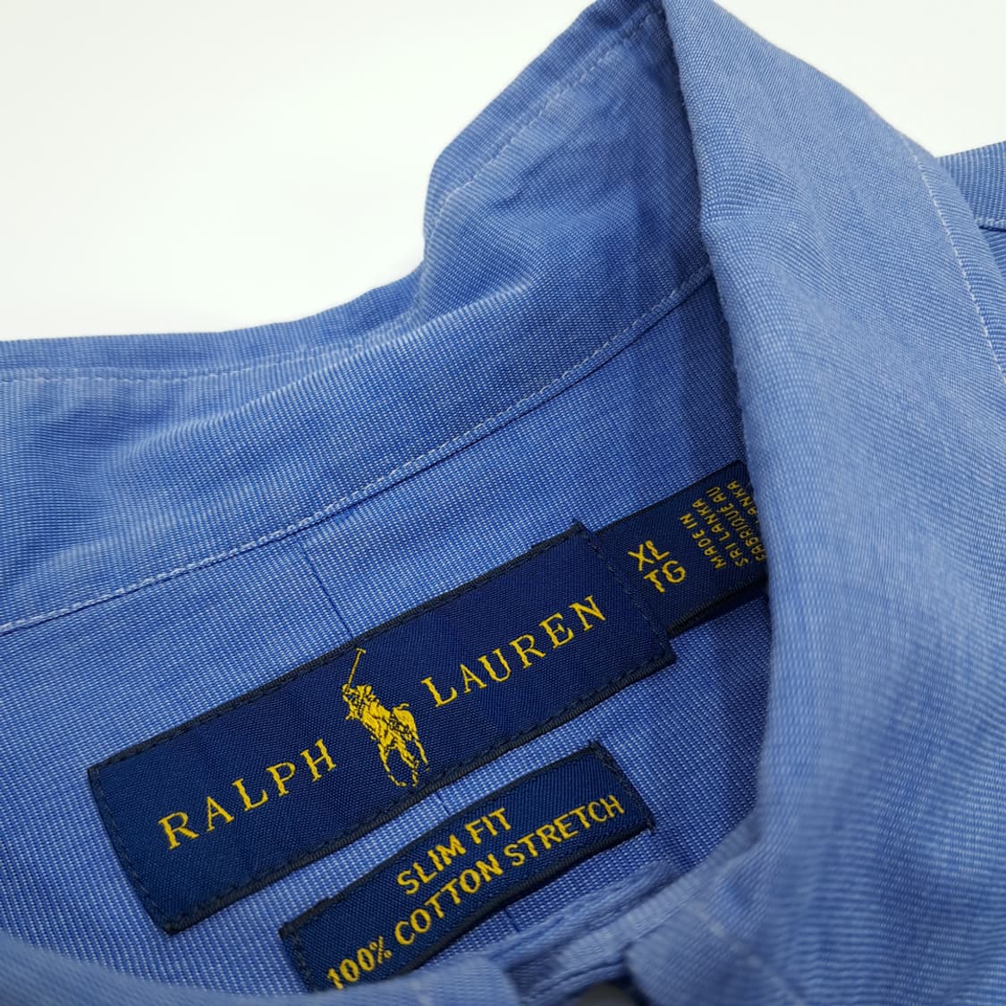 CN835 XL 폴로 랄프로렌 블루 긴팔 셔츠 남방 상품이미지4
