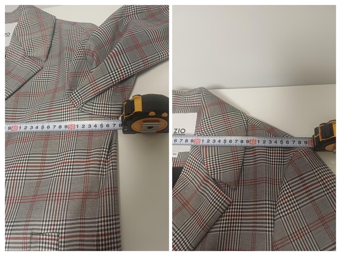 [100] 지오송지오 시그니처 글렌체크 세미오버 롱코트(ZTS20209) 상품이미지8