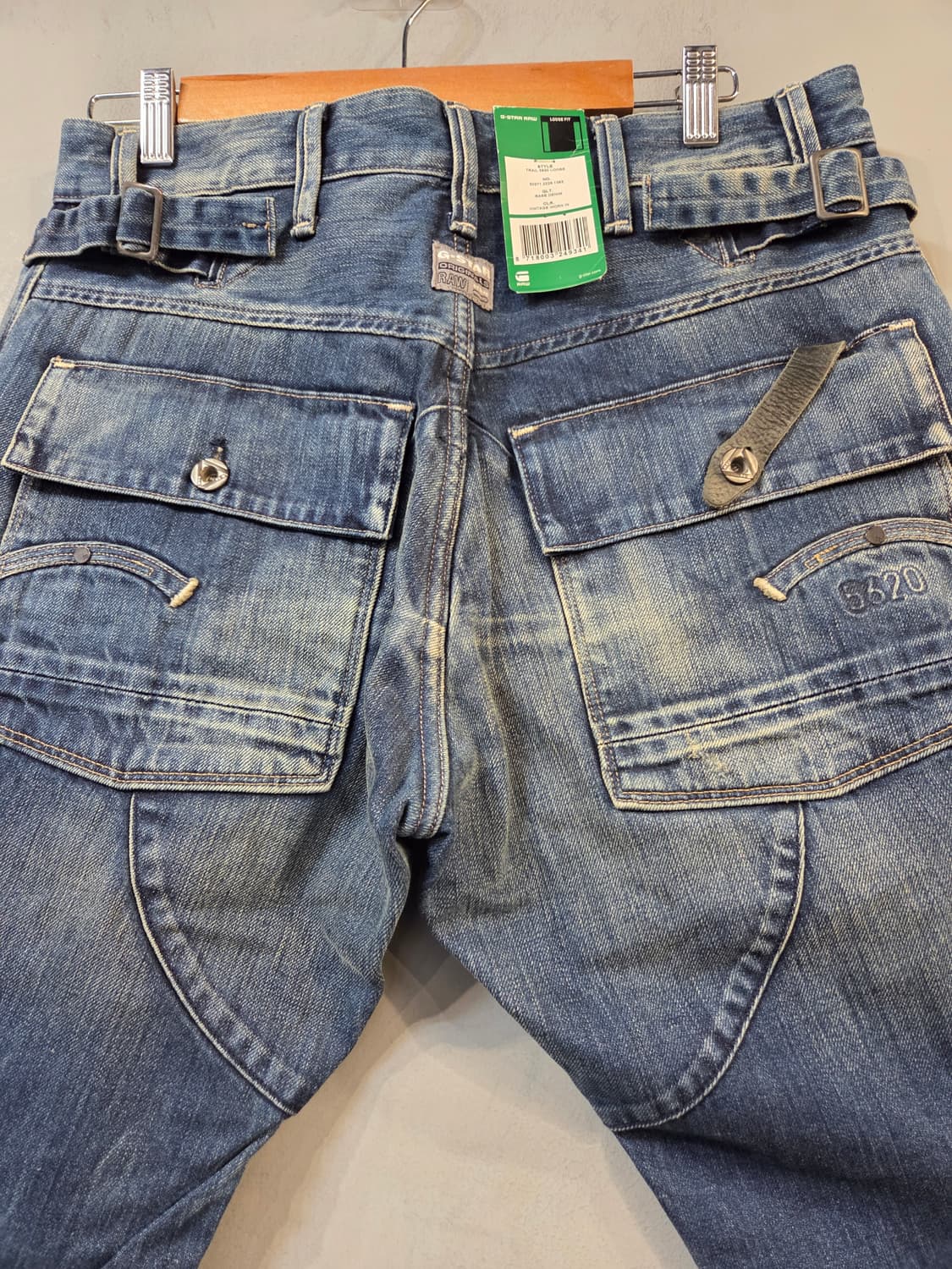 G-Star Raw 워싱 데님 팬츠(W32/L30) 상품이미지9