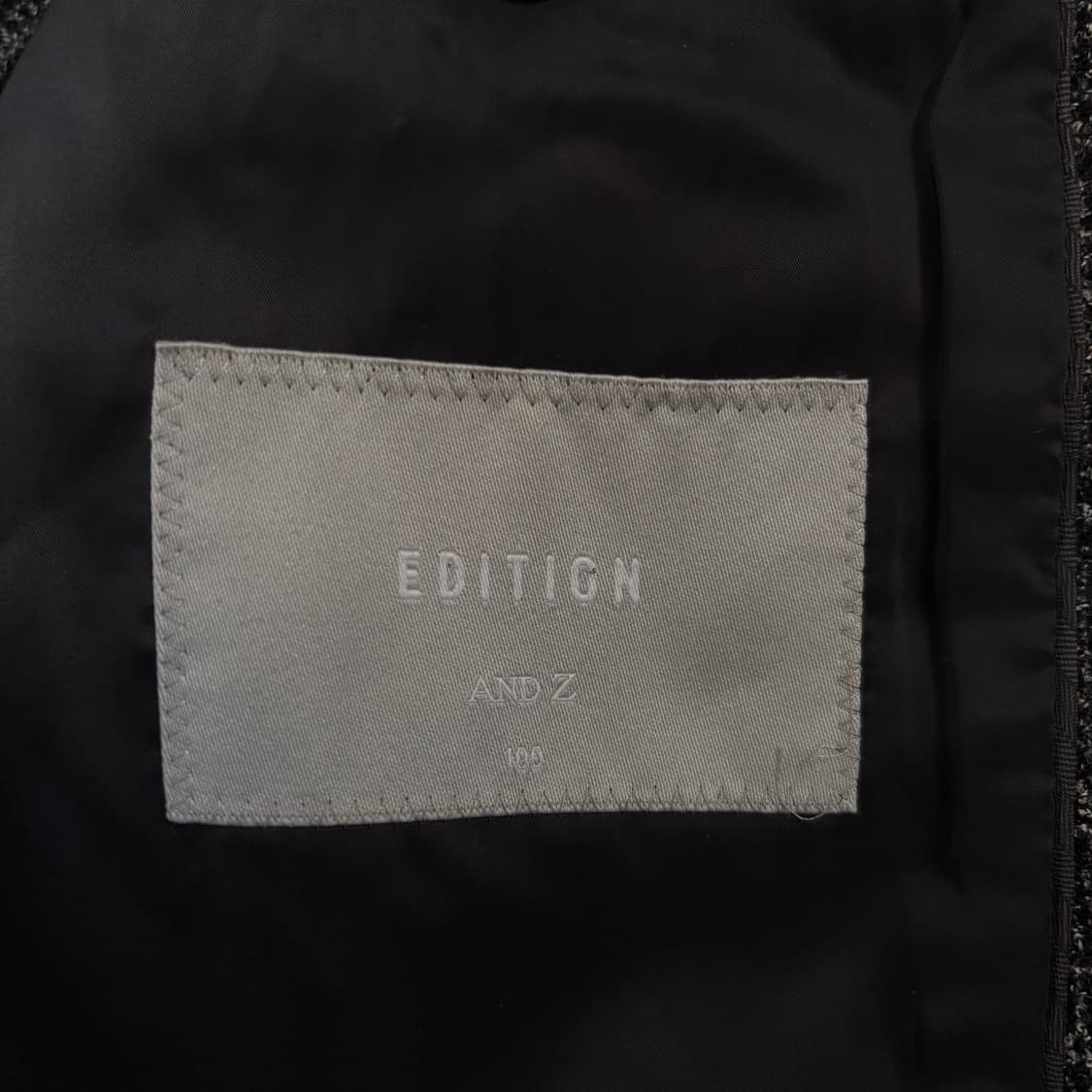 ANDZ 캐주얼 자켓 100 차콜그레이 독특한 질감 가벼운 착용감 상품이미지7