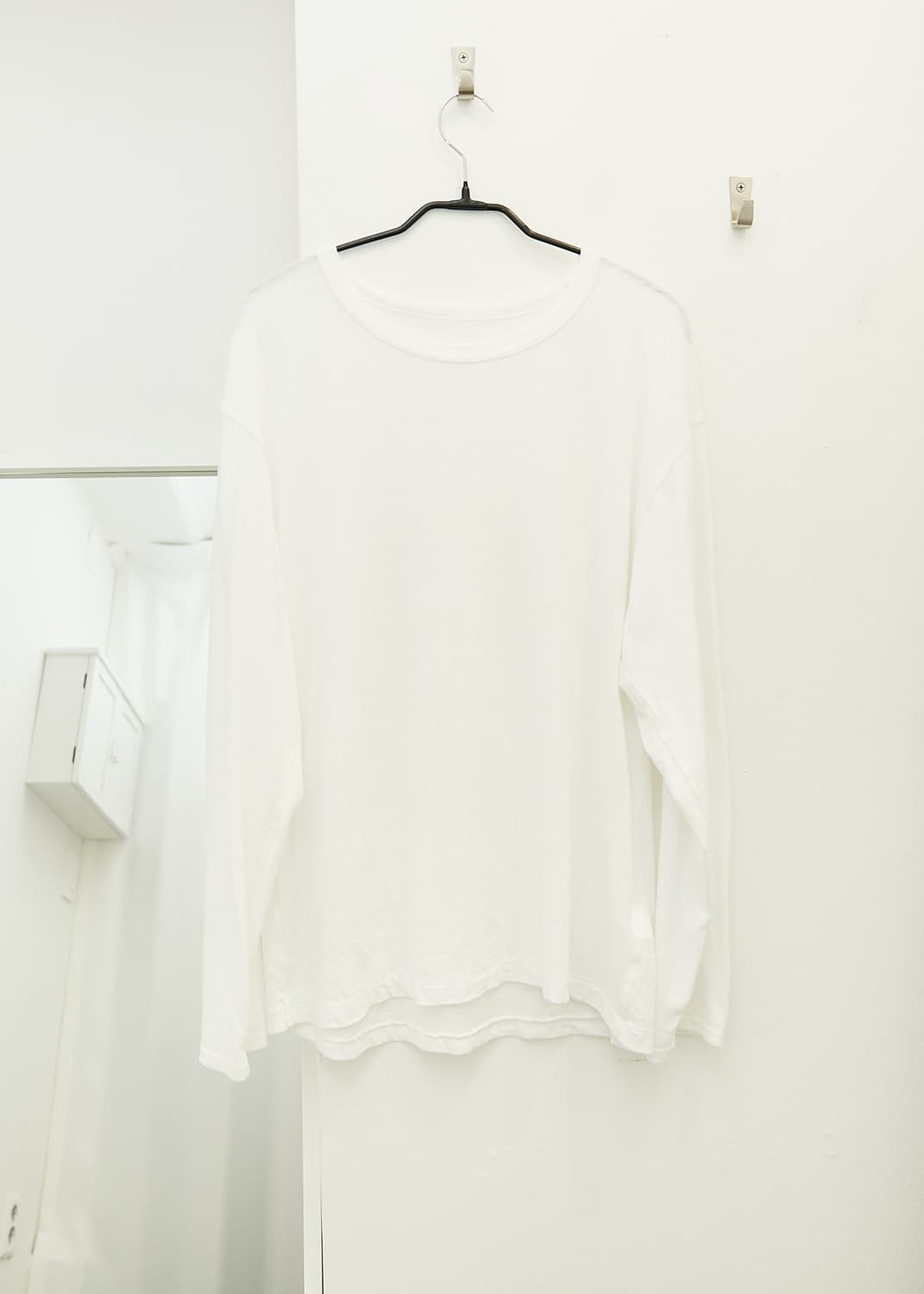Cotton Polyester Long Sleeve T-Shirt 상품이미지1