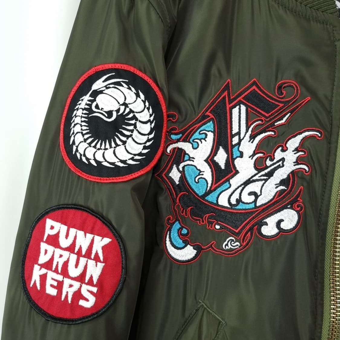 [펑크드렁커스] 멀티 패치 MA-1 봄버 자켓 M19158 상품이미지6