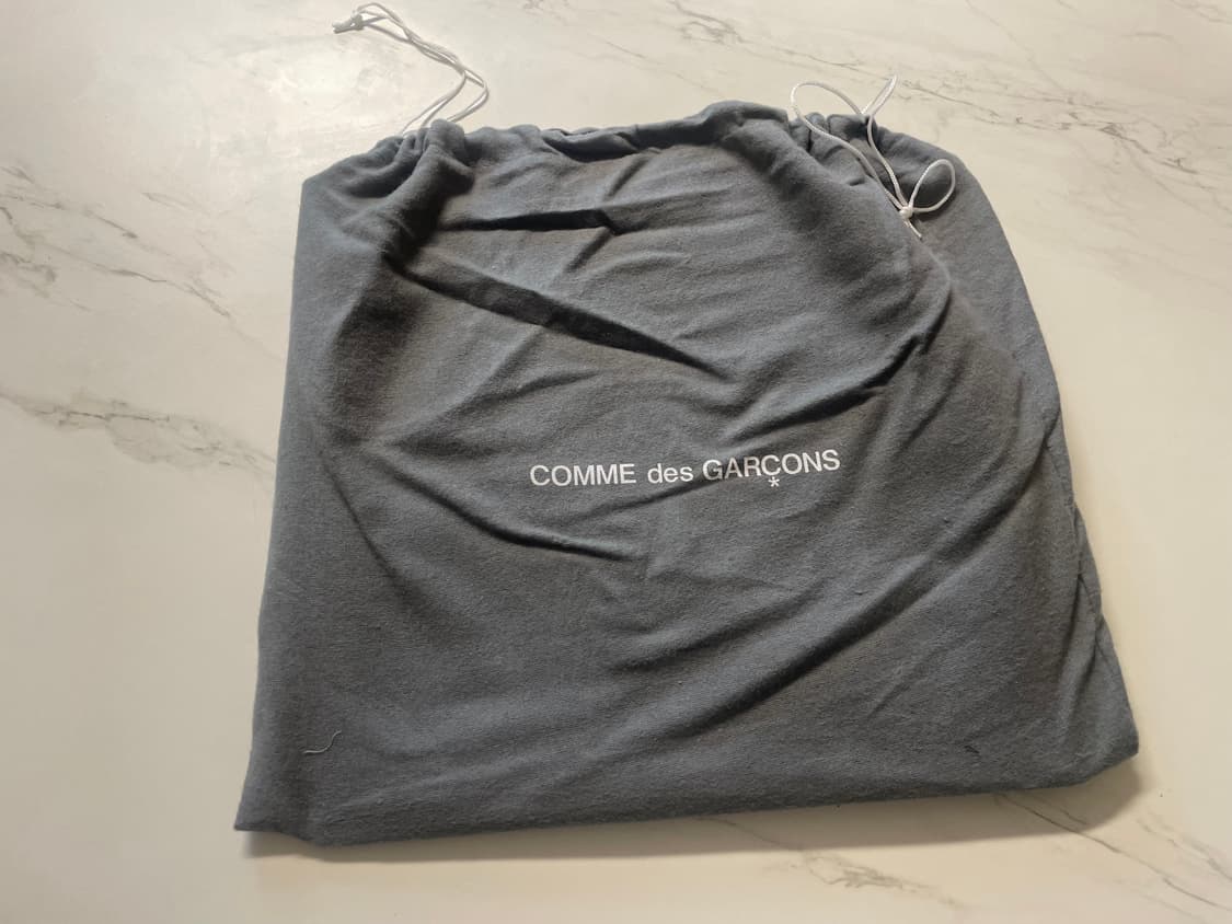 꼼데가르송 블랙 레더 쇼퍼백 상품이미지4