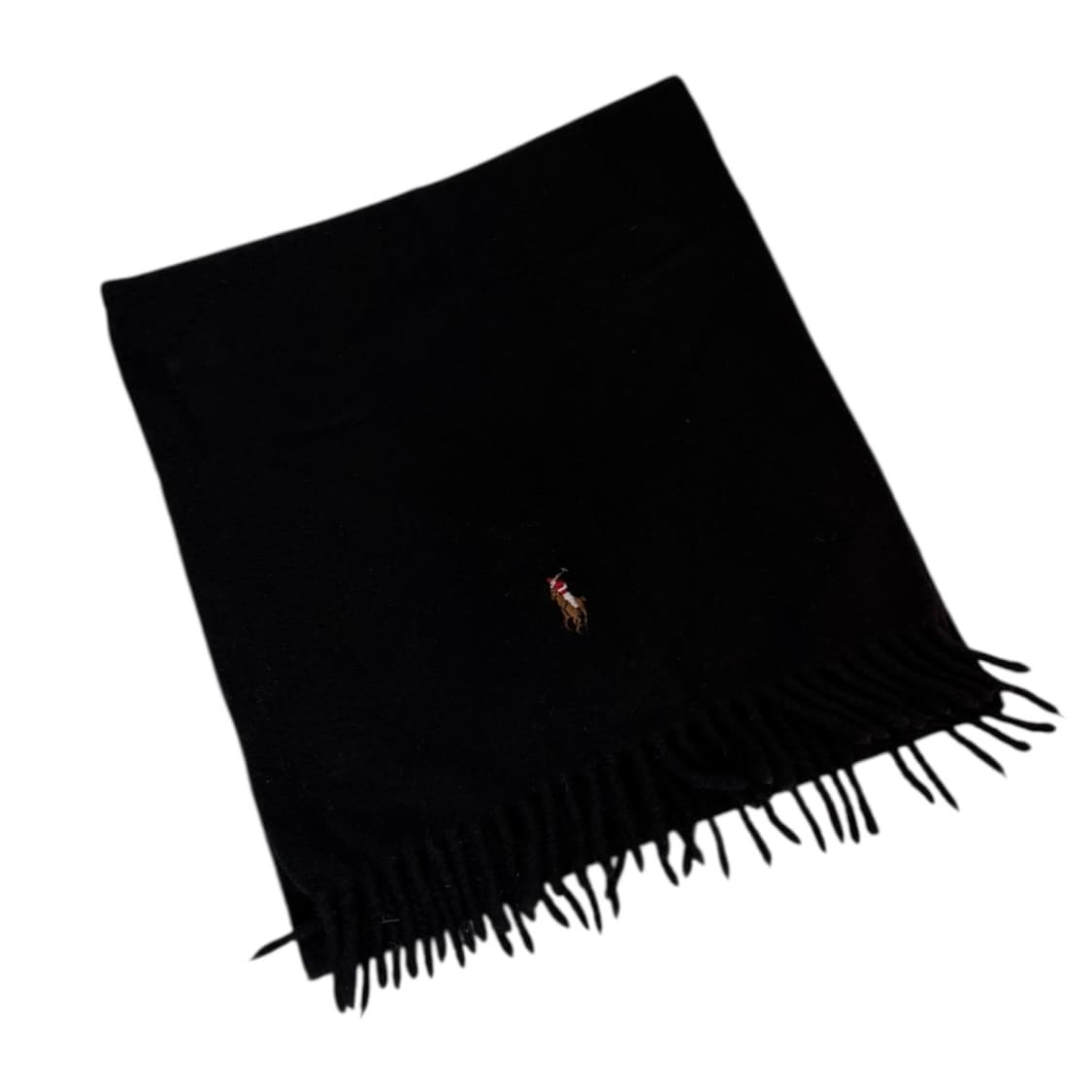 폴로 랄프로렌 멀티포니 울 머플러 블랙 상품이미지1
