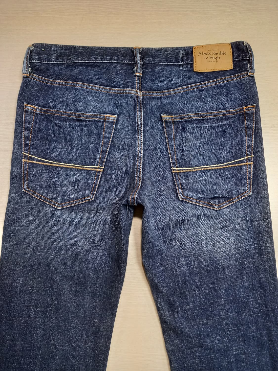 32 Abercrombie 워싱 슬림일자진 진청 32-411 상품이미지4