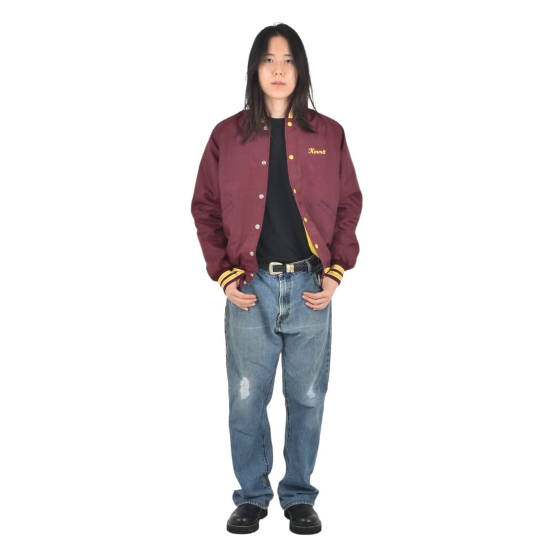 80S 버트윈 새턴 바시티자켓 XL N0651 상품이미지3