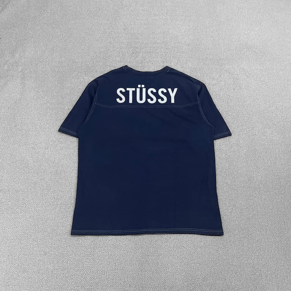 스투시 Stussy 스펠 로고 코튼 반팔 티셔츠 상품이미지1