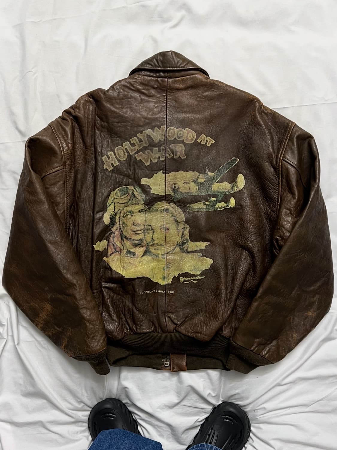 아비렉스 A-2 가죽자켓 상품이미지1